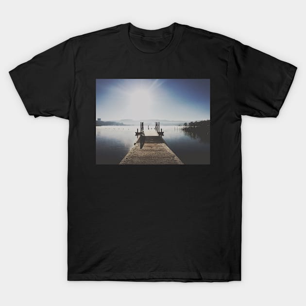 The Boat Ramp, Lake Wallace, Wallerawang T-Shirt by DeborahMcGrath